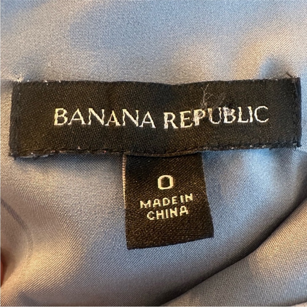 Banana Republic Gray Fit & Flare Midi Dress 0 Wedding Guest Bridesmaid - Picture 5 of 7